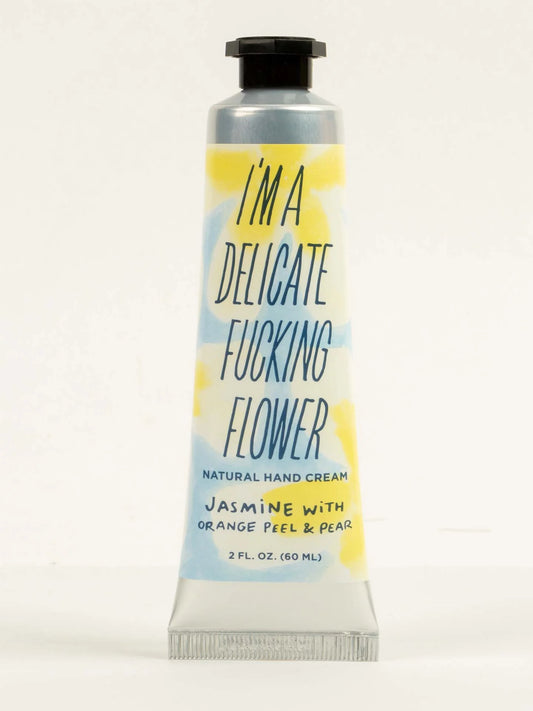 Blue Q - I'm a Delicate Fucking Flower Hand Cream - Jasmine With Orange Peel & Pear