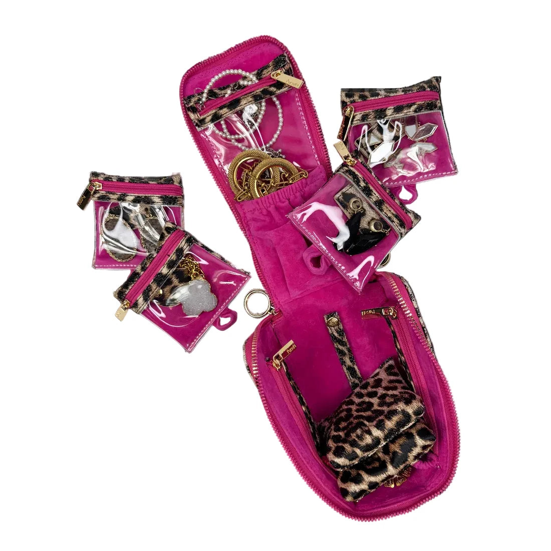 PurseN - Train Jewelry Case - Fierce Leopard