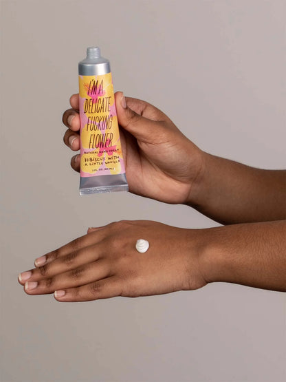 Blue Q - I’m A Delicate Fucking Flower Hand Cream - Hibiscus With A Little Vanilla