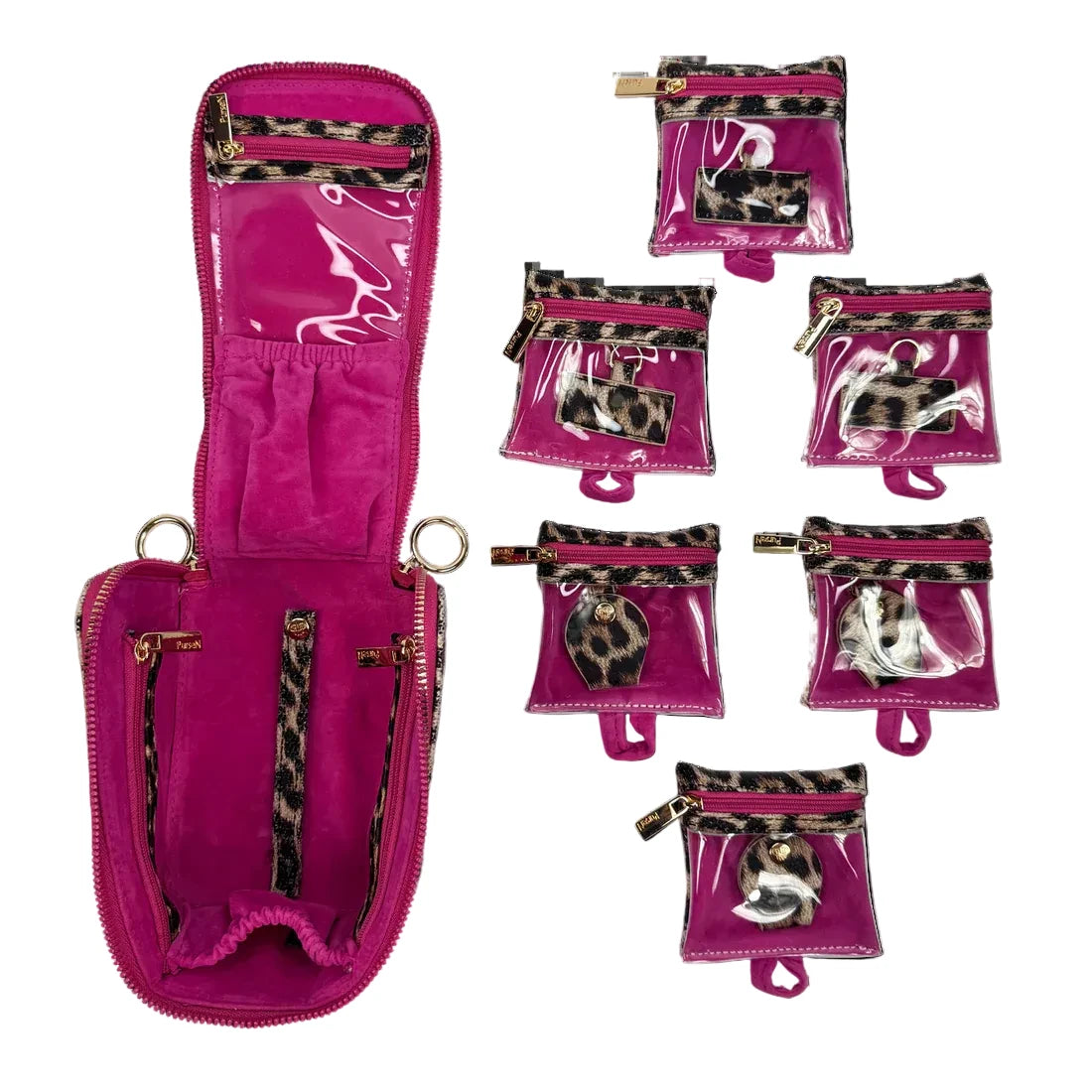 PurseN - Train Jewelry Case - Fierce Leopard