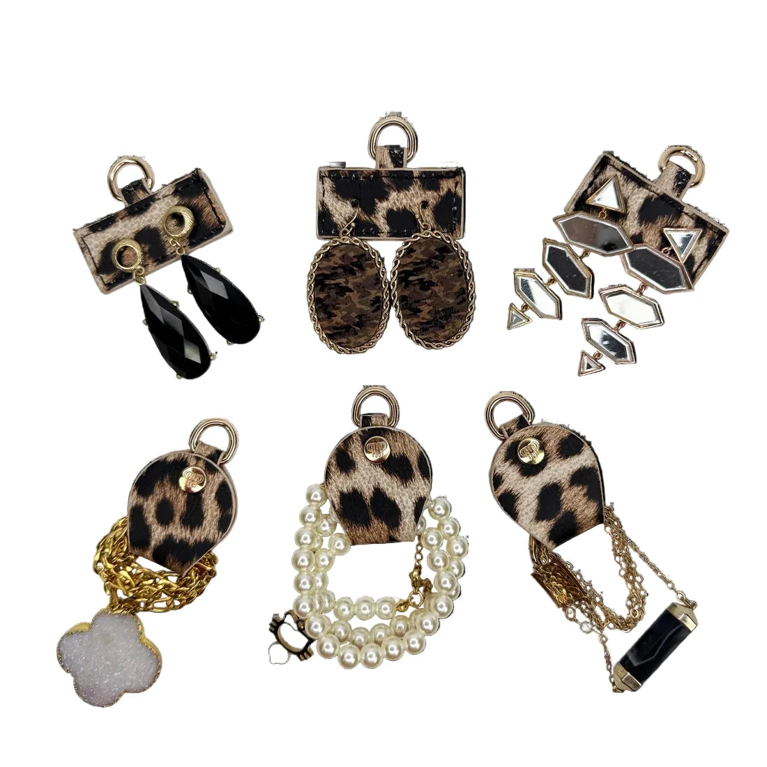 PurseN - Train Jewelry Case - Fierce Leopard