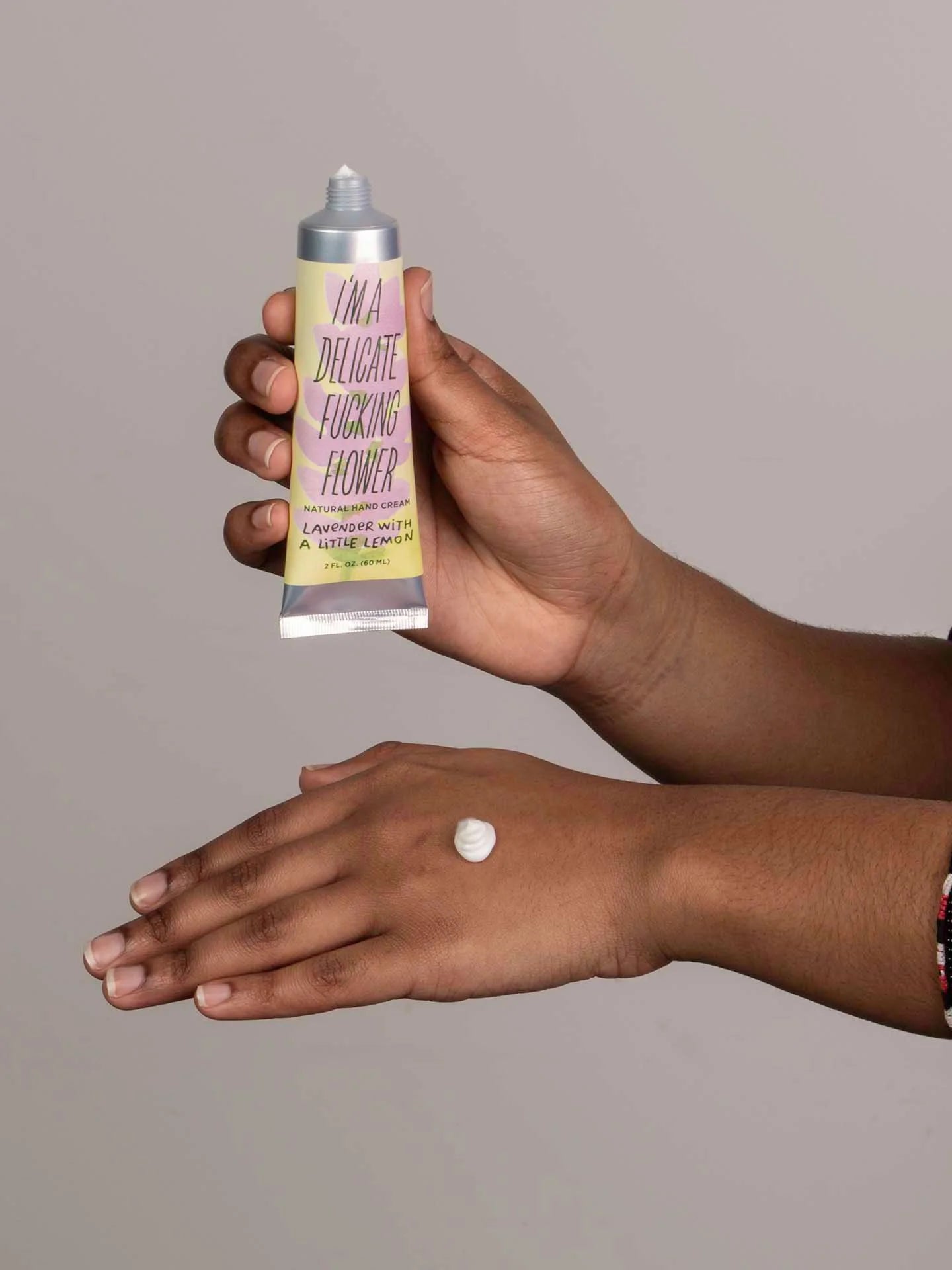 Blue Q - I'm a Delicate Fucking Flower Hand Cream - Lavender With A Little Lemon