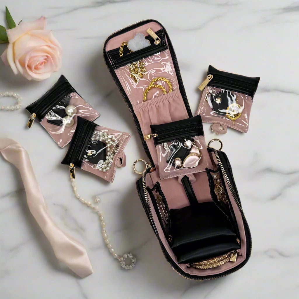 PurseN - Train Jewelry Case - Timeless Quilted
