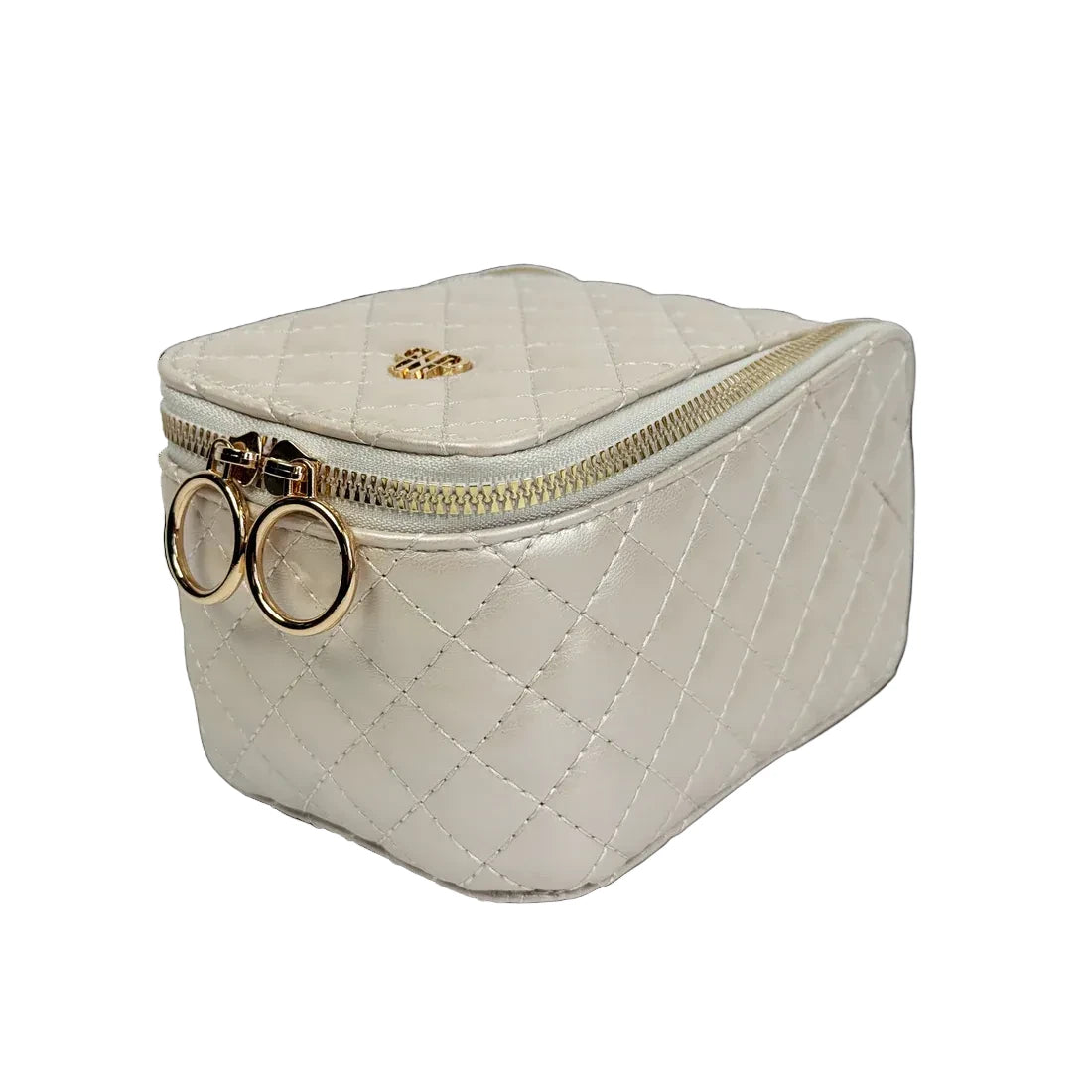 PurseN - Train Jewelry Case - Pearl Quilted
