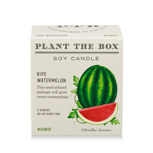KOBO - Ripe Watermelon - Plant the Box Candle - 9oz.