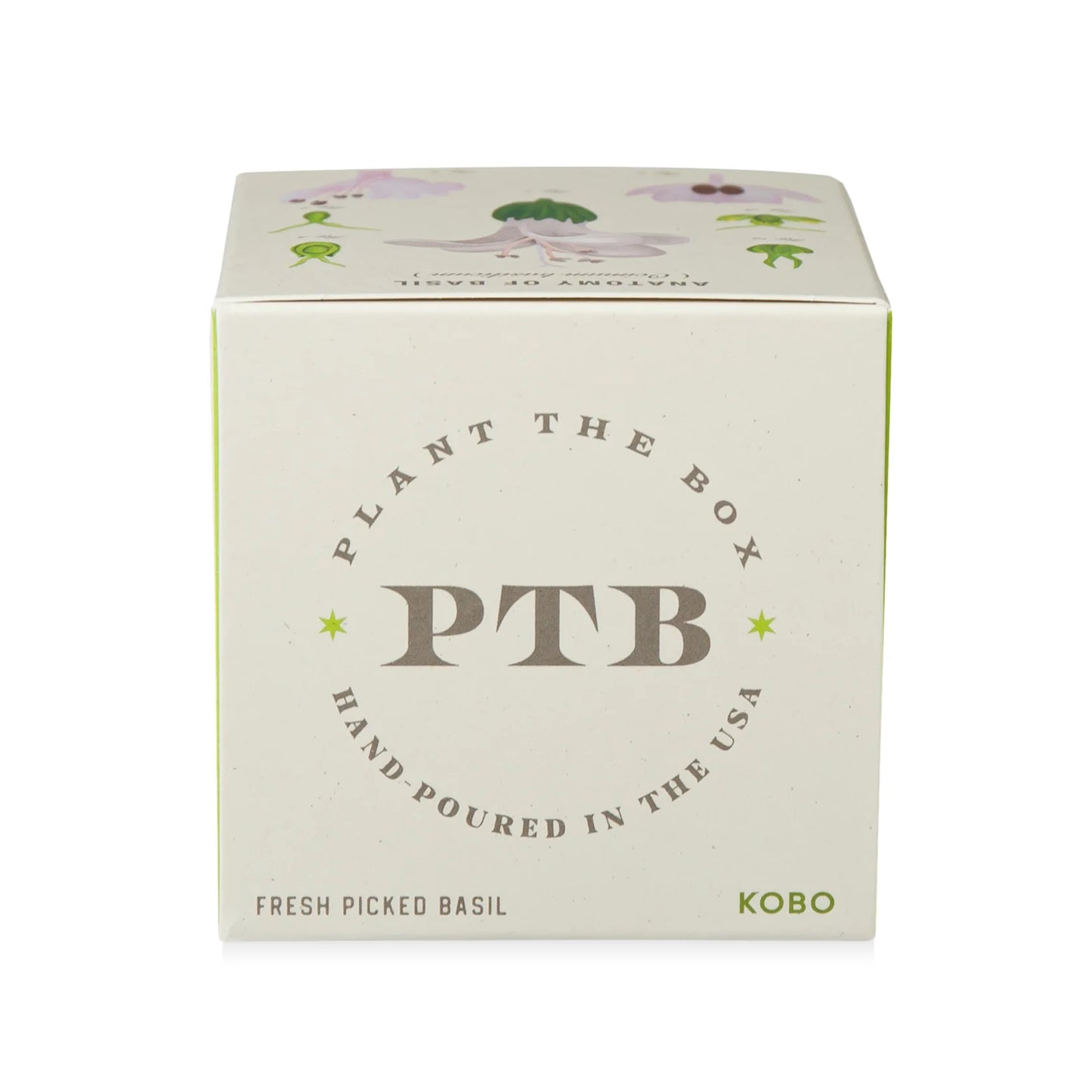 KOBO - Fresh Picked Basil - Plant the Box Candle - 9oz.