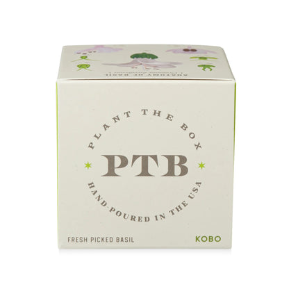 KOBO - Fresh Picked Basil - Plant the Box Candle - 9oz.
