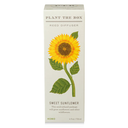 KOBO - Sweet Sunflower - Plant the Box Diffuser - 4oz