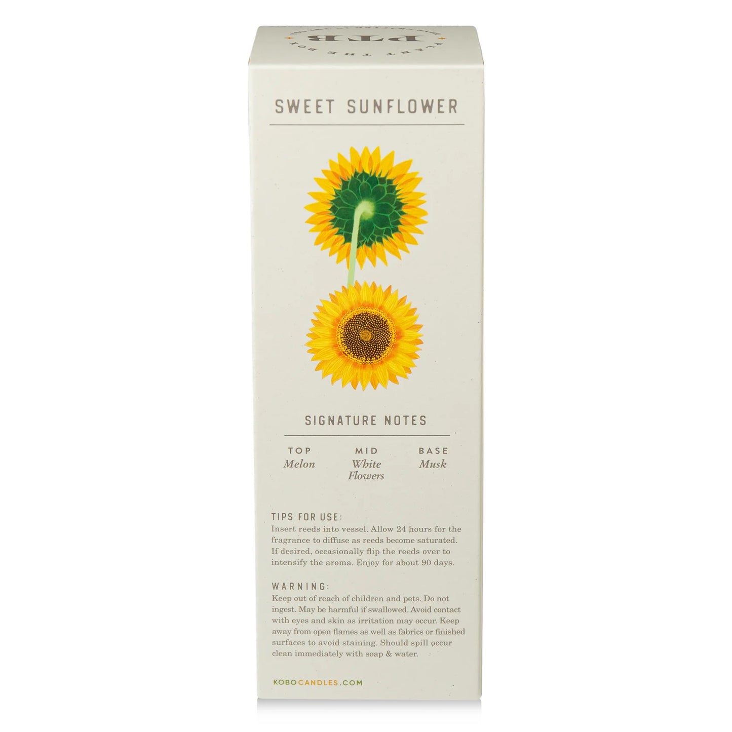KOBO - Sweet Sunflower - Plant the Box Diffuser - 4oz