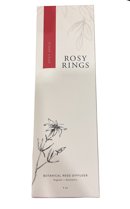 Rosy Rings- Botanical Reed Diffuser- Spicy Apple