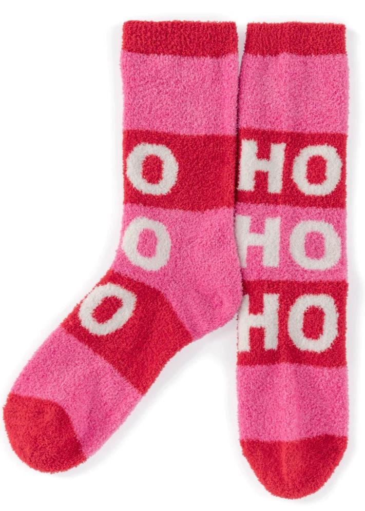 Shiraleah - HO HO HO Socks - Pink