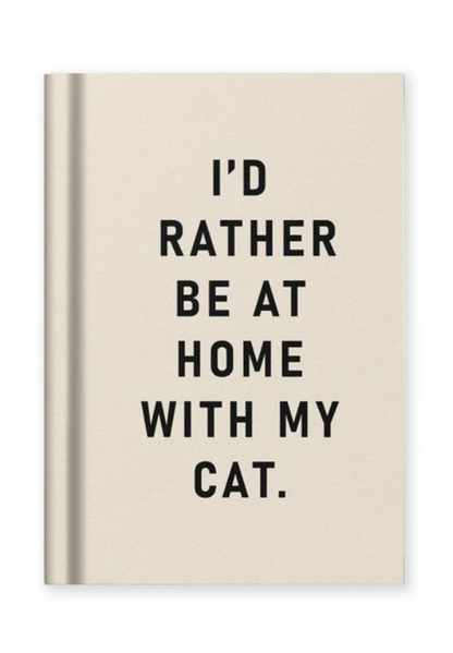 Ohh Deer- At Home With my Cat Hardback Notebook