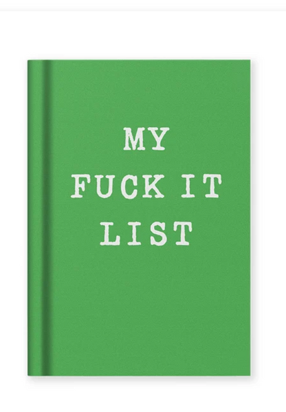 Ohh Deer- My Fuck It List Hardback Notebook