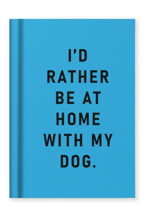 Ohh Deer- Home With my Dog Hardback Notebook