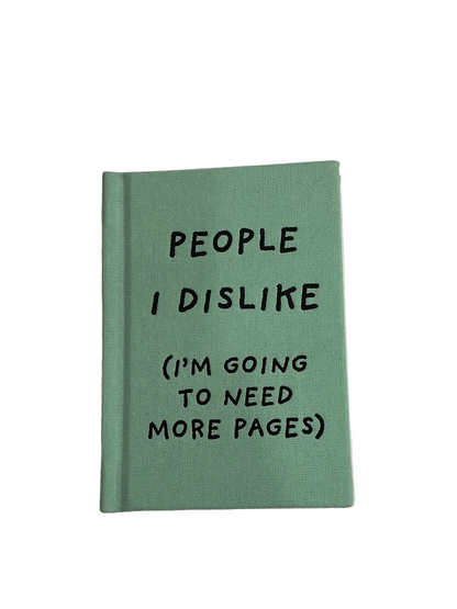 Ohh Deer- People I Dislike Hardback Notebook