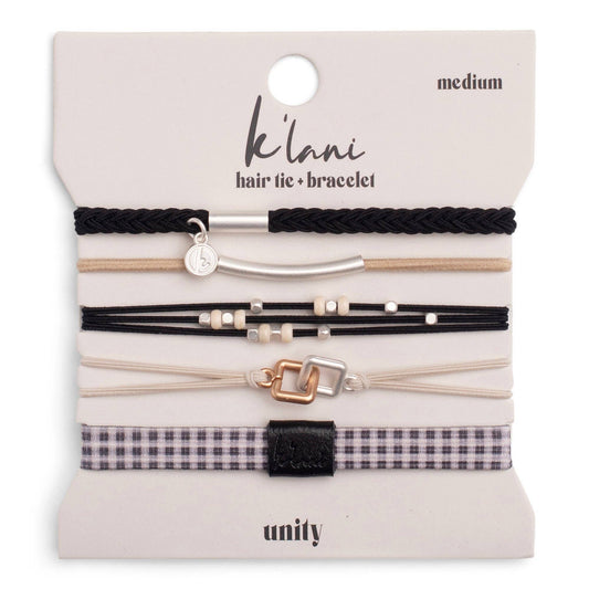 K’Lani - Hair Tie Bracelets “Unity” (size medium)