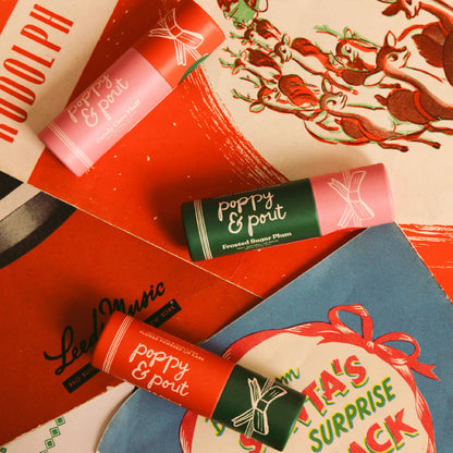 Poppy & Pout - Lip Balm - Candy Cane Fluff