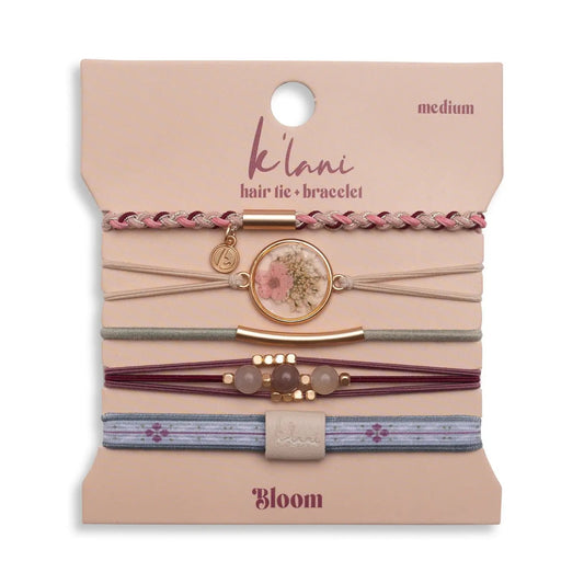 K’Lani - Hair Tie Bracelets “Bloom” (size medium)