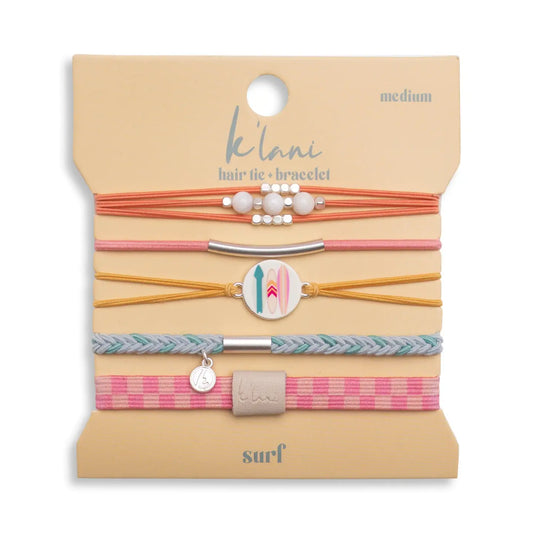 K’Lani - Hair Tie Bracelets “Surf” (size medium)