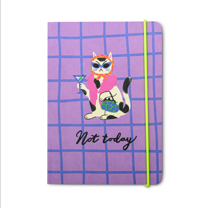 HiJiNX - Not Today Cat Notebook