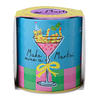 HiJiNX - Make Mine A Martini - Storage Tin & Sock Set