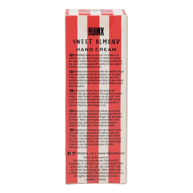 HiJiNX - Main Character Energy - Sweet Almond Hand Cream