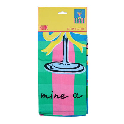 HiJiNX - Make Mine A Martini Cotton Tea Towel