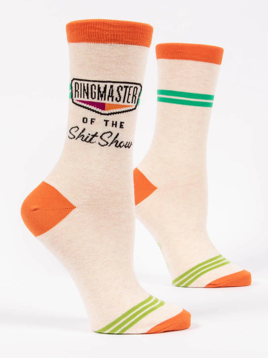 Blue Q - RINGMASTER SHITSHOW Crew Socks
