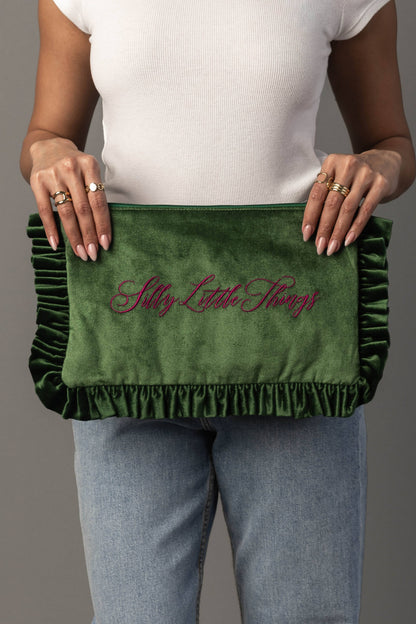 Panache Apparel Co. - Silly Little Things Ruffle Travel Pouch