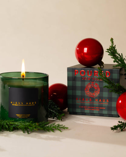 Poured New York - Klaus Haus | Poured New York: 10 OZ Coconut Soy Wax Candle