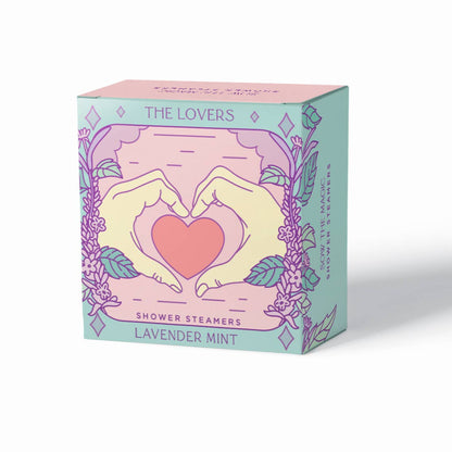 Sow the Magic - The Lovers Shower Steamer Set in Lavender Mint