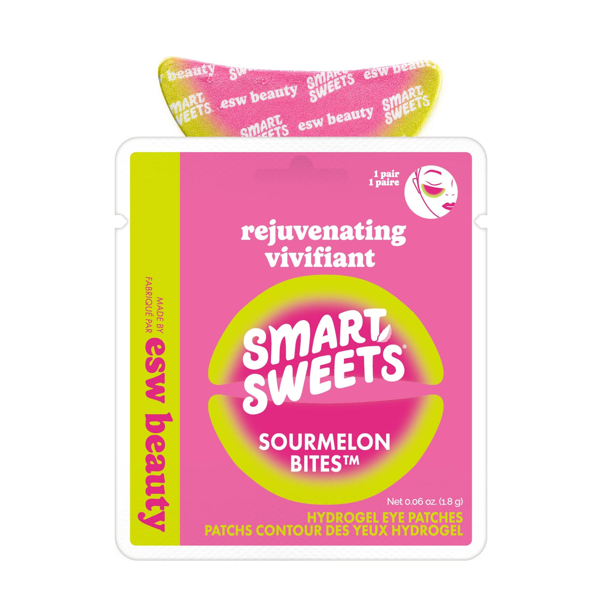 ESW Beauty - ESW x SmartSweets Rejuvenating Sourmelon Bites™ Eye Patches: 1 pc