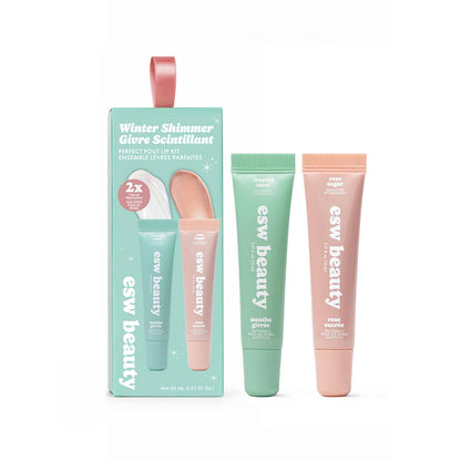 ESW Beauty - Winter Shimmer Perfect Pout Lip Kit (2x Lip Treatments)