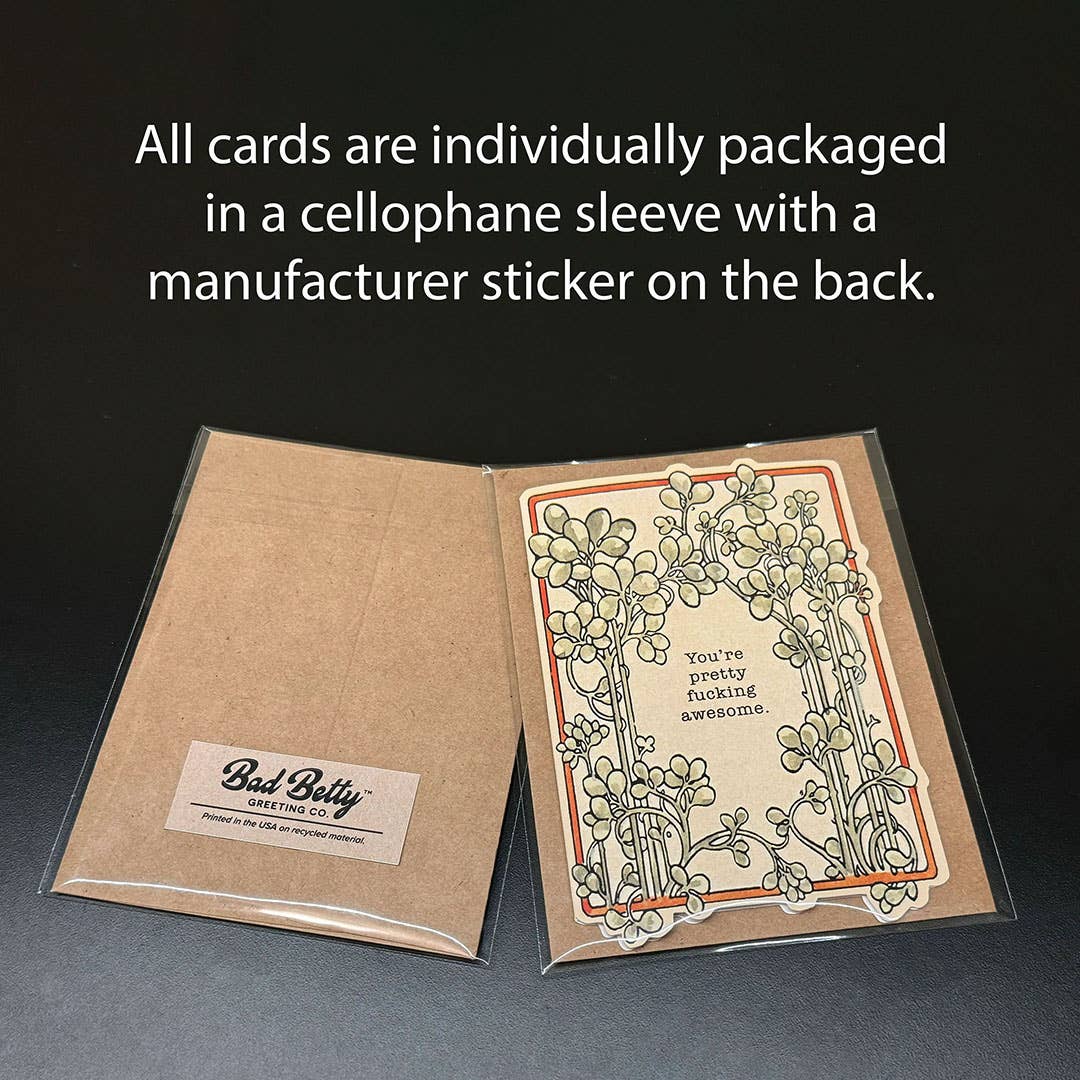 Bad Betty Greeting Co. - Lord, Give Me Patience - Funny Prayer Greeting Card