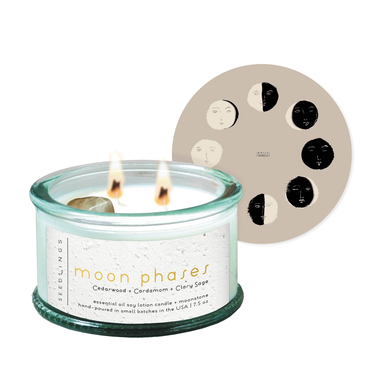 Seedlings - Moon Phases Candle