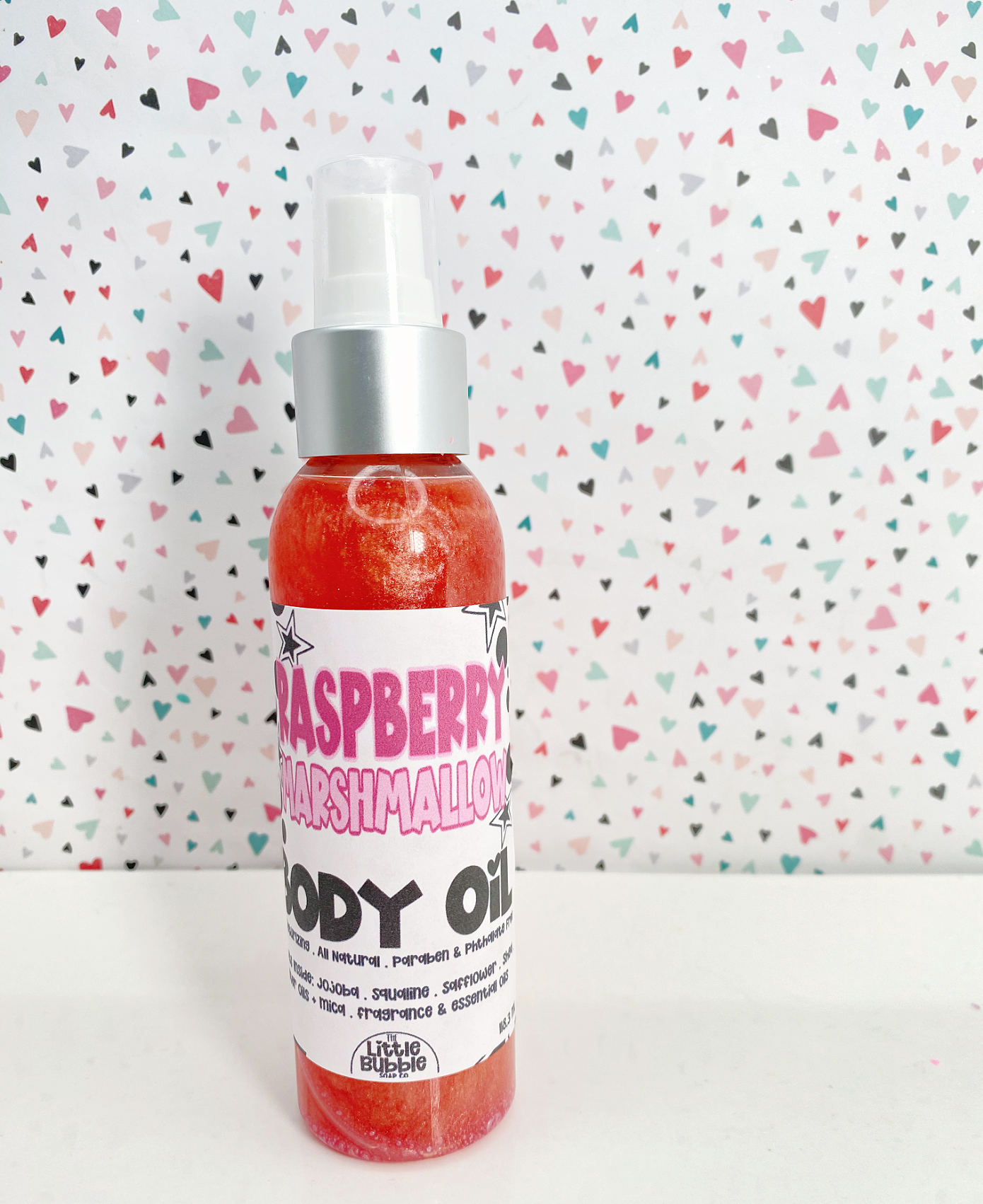 The Little Bubble - Raspberry Marshmallow - Shimmery Body Oil  