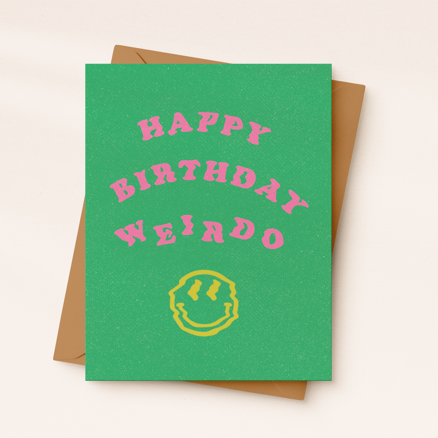 Daydream Prints - Happy Birthday Weirdo Card | Fun Fall Card | Psychedelic