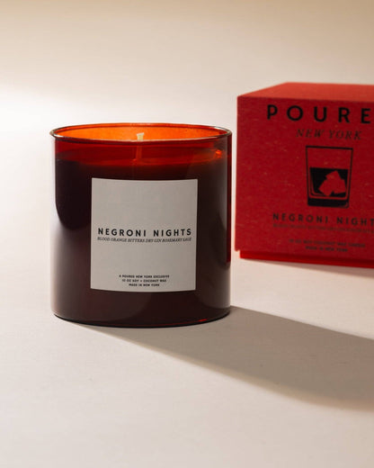 Poured New York - Negroni Nights | Poured New York: 10 OZ Soy Coconut Wax Candle