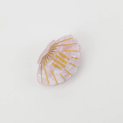 Chez Gagné - I Want To Be Where The People Aren't - Seashell Claw Clip