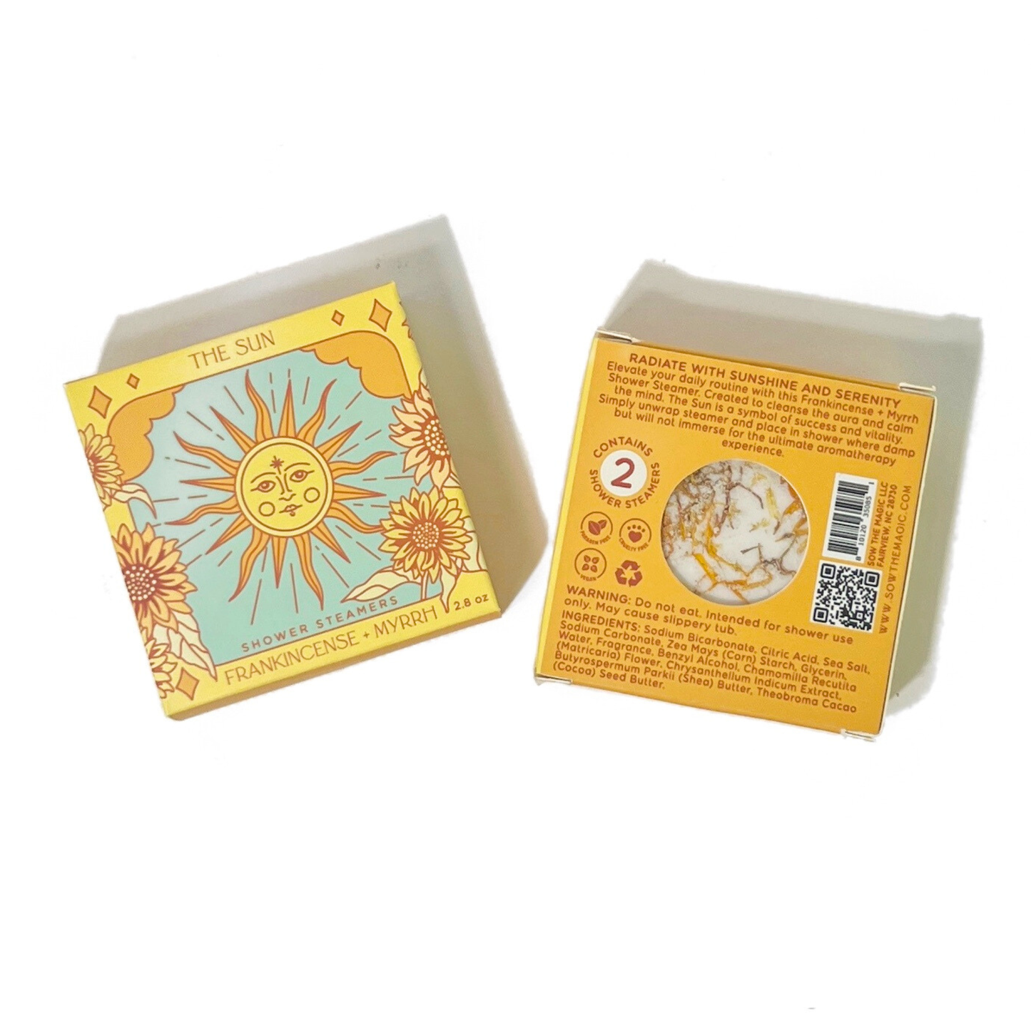 Sow the Magic - The Sunflower Shower Steamer Set in Frankincense