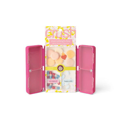 DM Merchandising - Crush Everything's Fine Pill & Vitamin Case