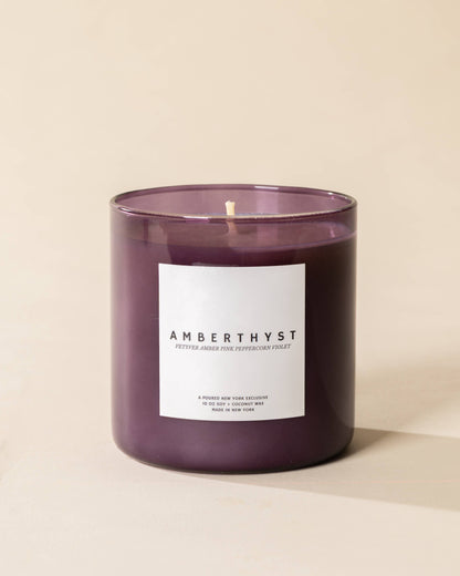 Poured New York - Amberthyst | Poured New York: 10OZ Soy Wax Candle