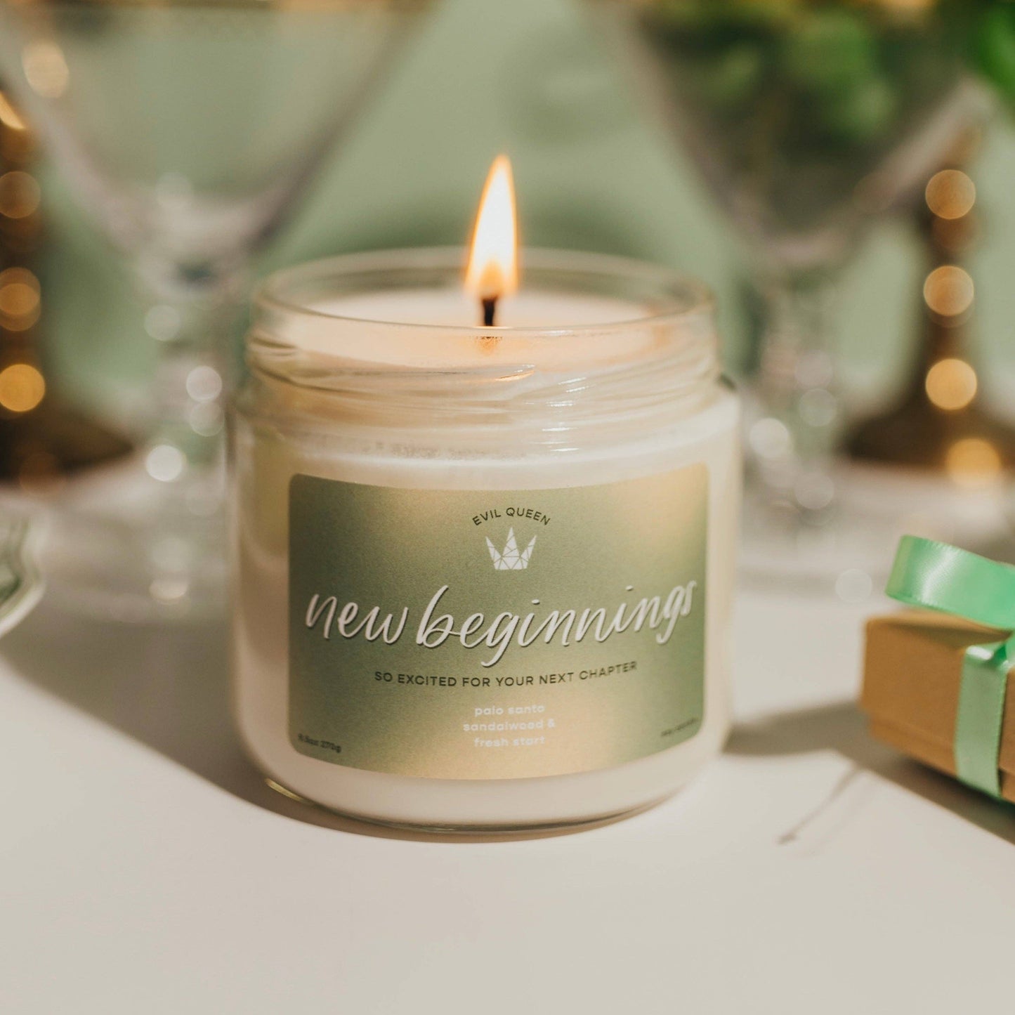 Evil Queen - New Beginnings Candle - Palo Santo & Sandalwood