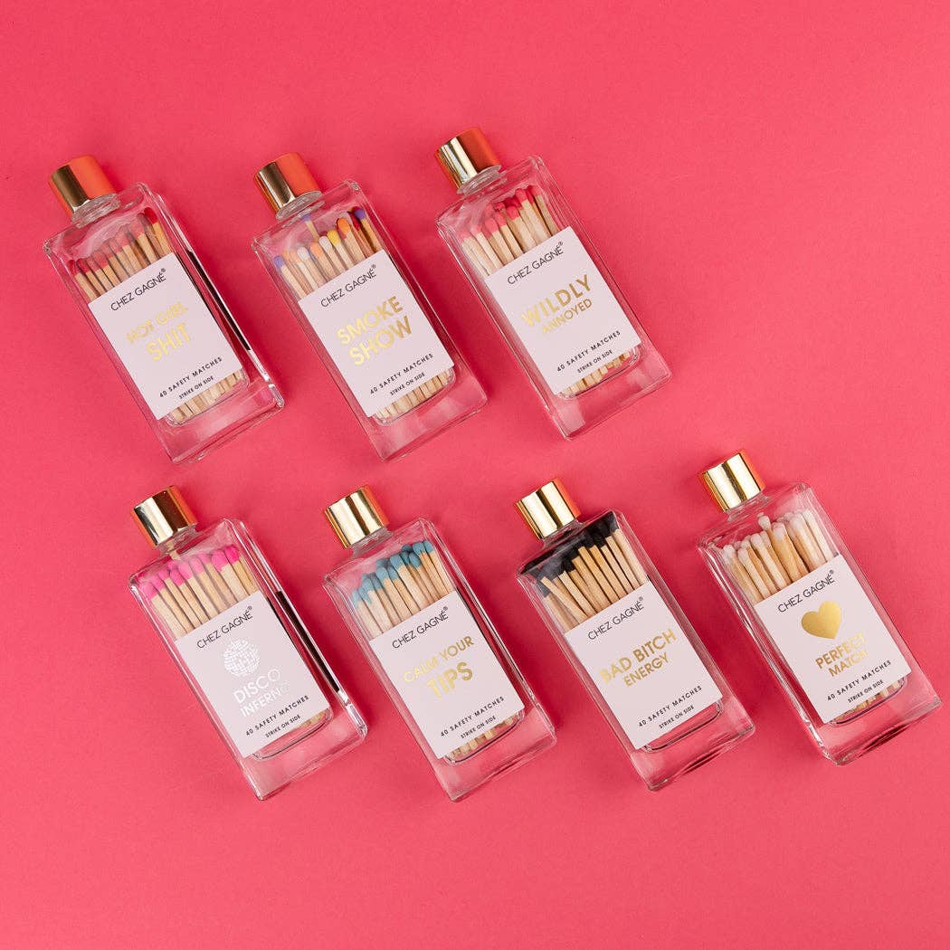 Chez Gagné - Perfect Match - Glass Bottle matches
