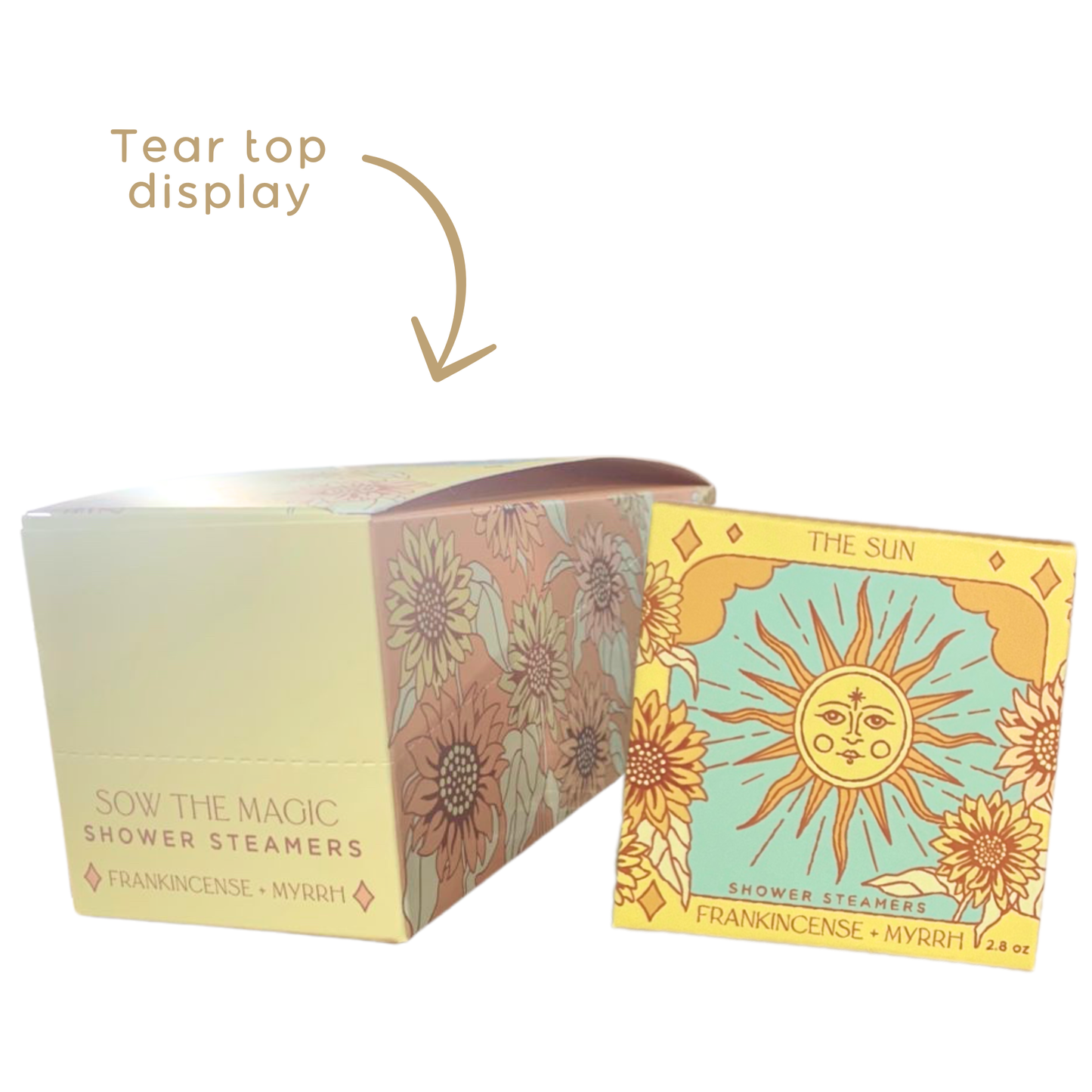 Sow the Magic - The Sunflower Shower Steamer Set in Frankincense