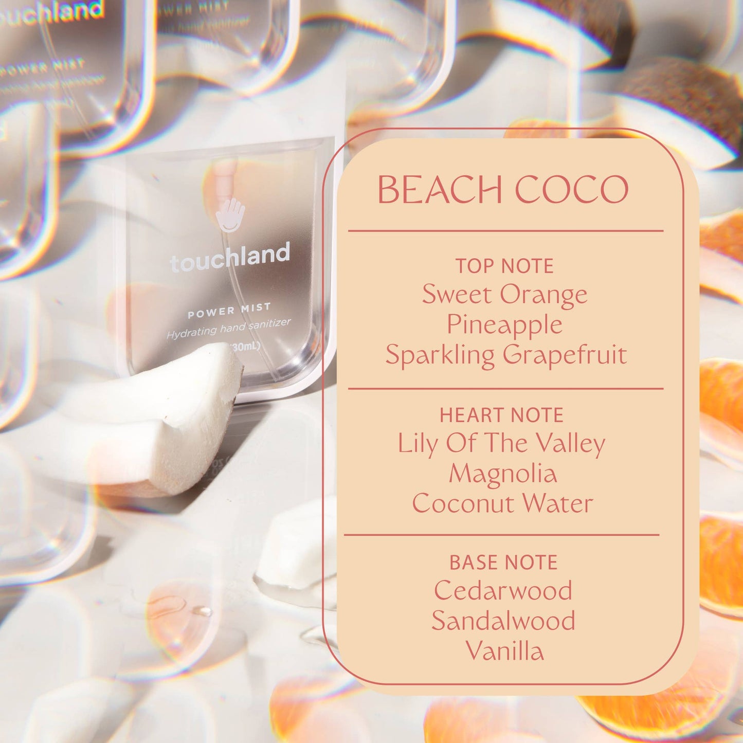 Touchland-Power Mist- Beach Coco