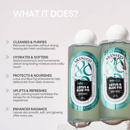 SKIN&CO Roma - Lotus & Blue Fig Bath Wash