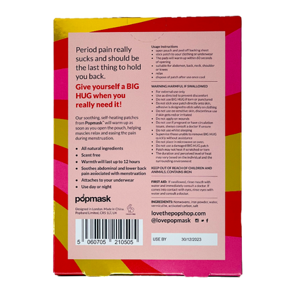 Big Hug Self Heating Body Patches