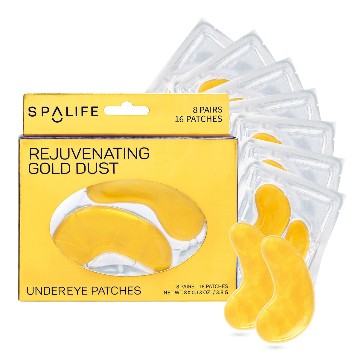 My Spa Life - Rejuvenating Gold Dust Under Eye Patches | 8 Pack