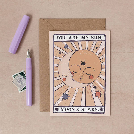 Sister Paper Co. - Sun, Moon & Stars Card | Love Card | Anniversary Cards